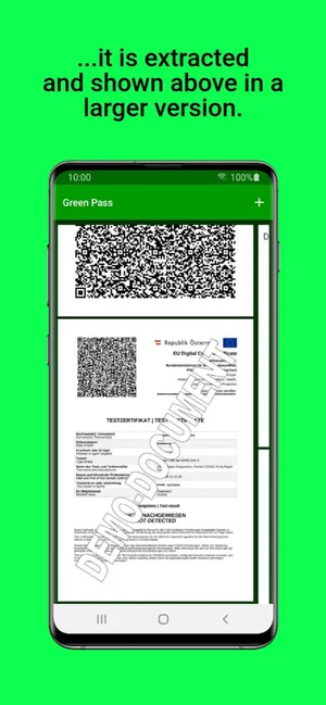 Green Pass PDF Wallet